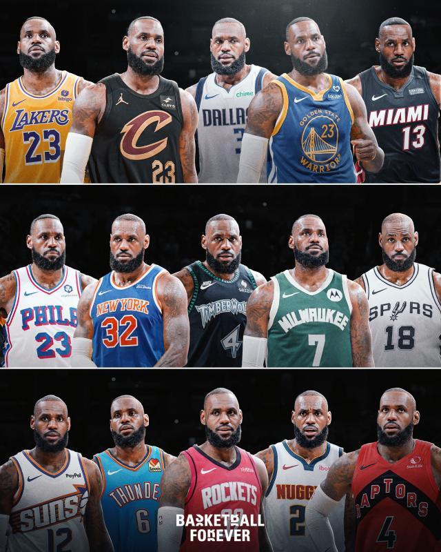 开云体育-真正的巡演？网友提议詹姆斯下赛季依次签约30队